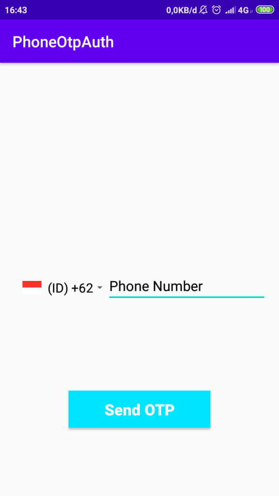 Cara Autentikasi Nomor Telepon dengan Firebase di android