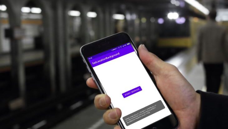 Update lokasi di background menggunakan service foreground android